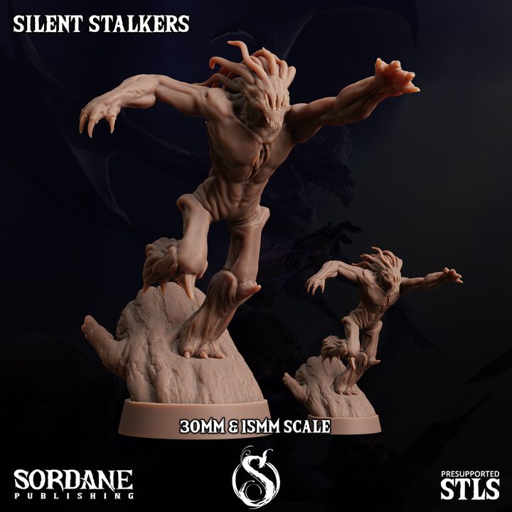 Silent Stalker - Crouching (25mm Base)
