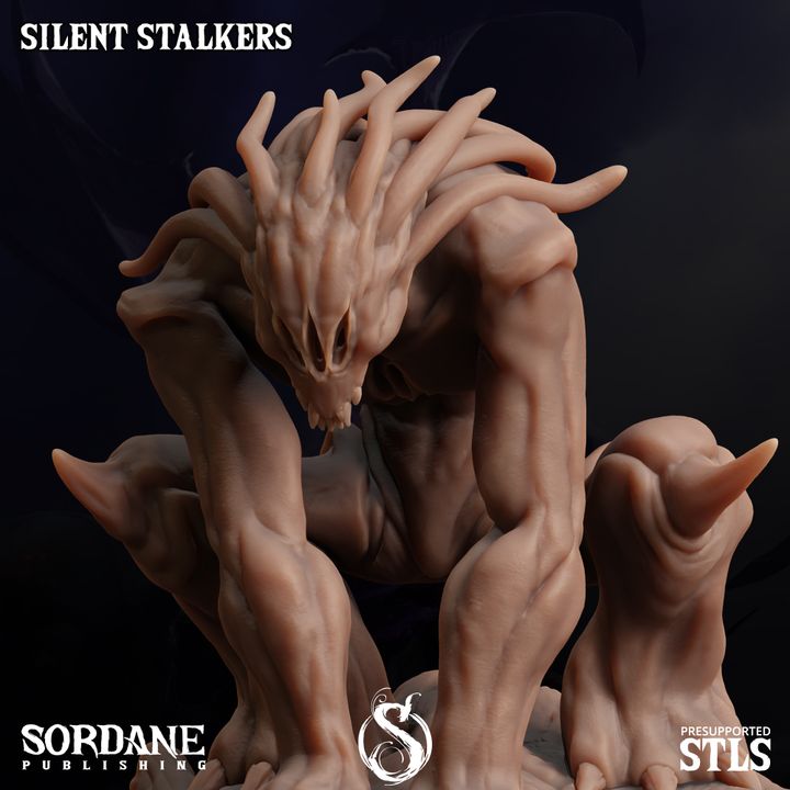Silent Stalker - Crouching (25mm Base)
