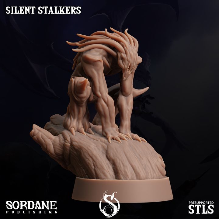Silent Stalker - Crouching (25mm Base)