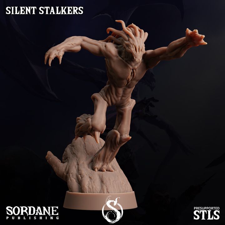 Silent Stalker - Crouching (25mm Base)