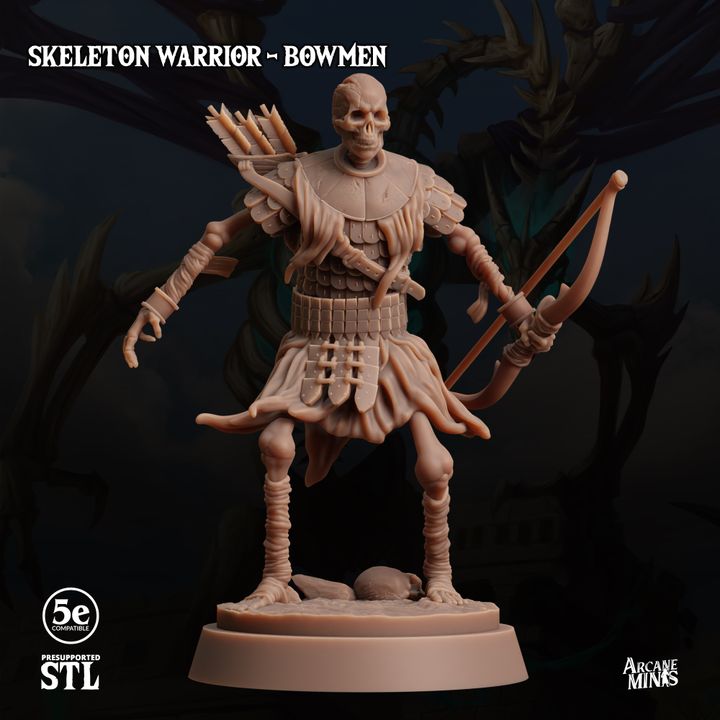 Skeleton Archer - Aiming (25mm Base)