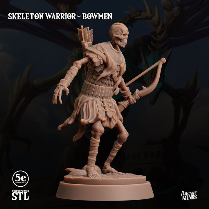 Skeleton Archer - Aiming (25mm Base)