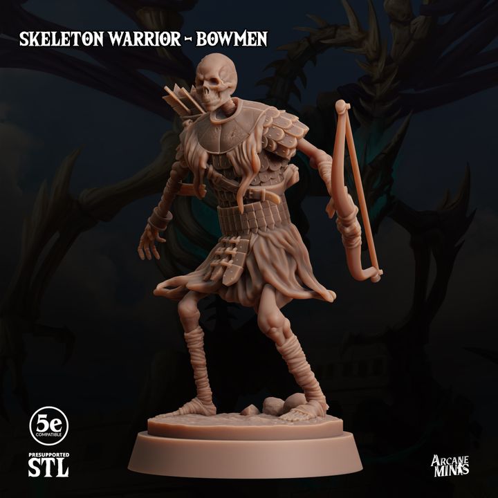 Skeleton Archer - Aiming (25mm Base)