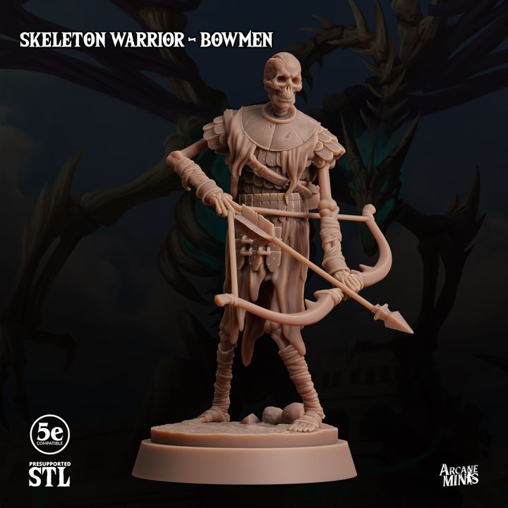 Skeleton Archer - Aiming (25mm Base)