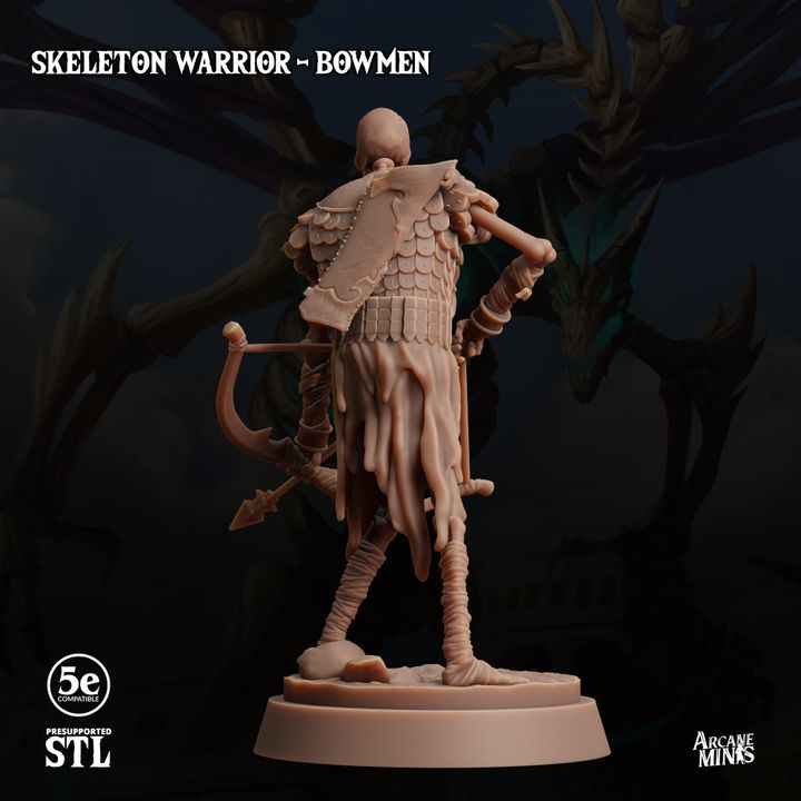 Skeleton Archer - Aiming (25mm Base)