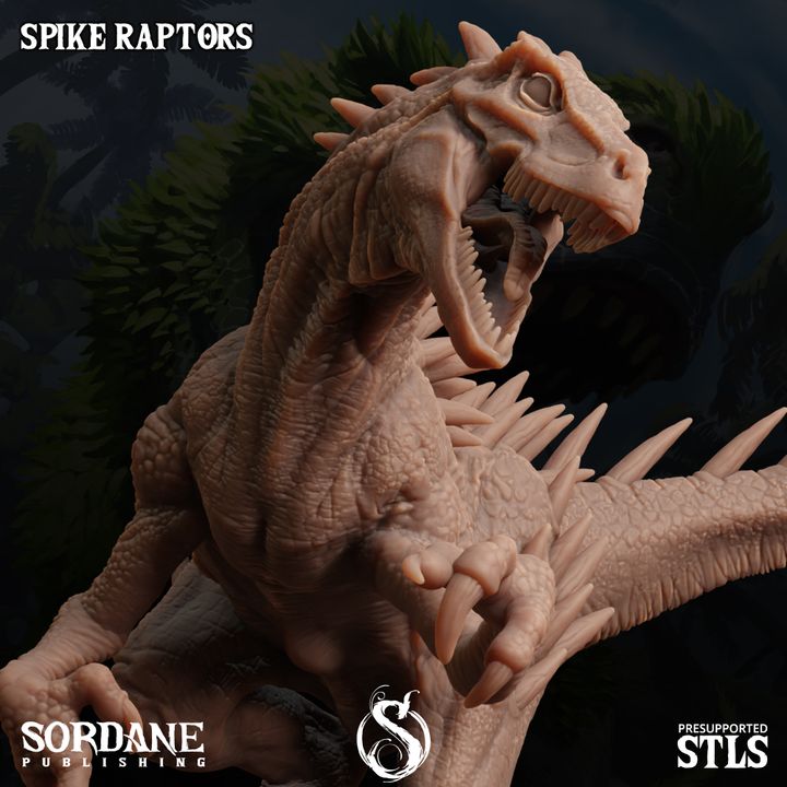 Spike Raptors - Running (30mm Base)