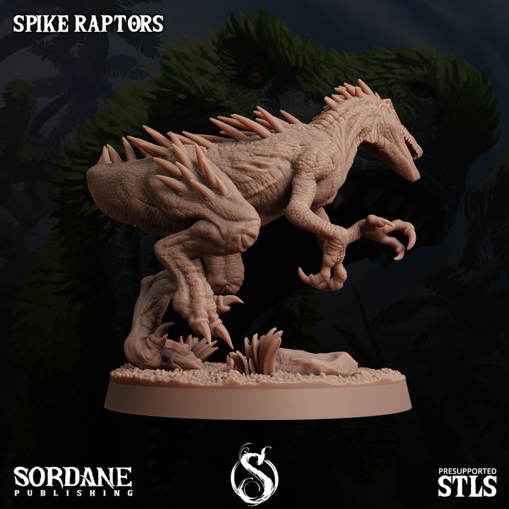 Spike Raptors - Running (30mm Base)