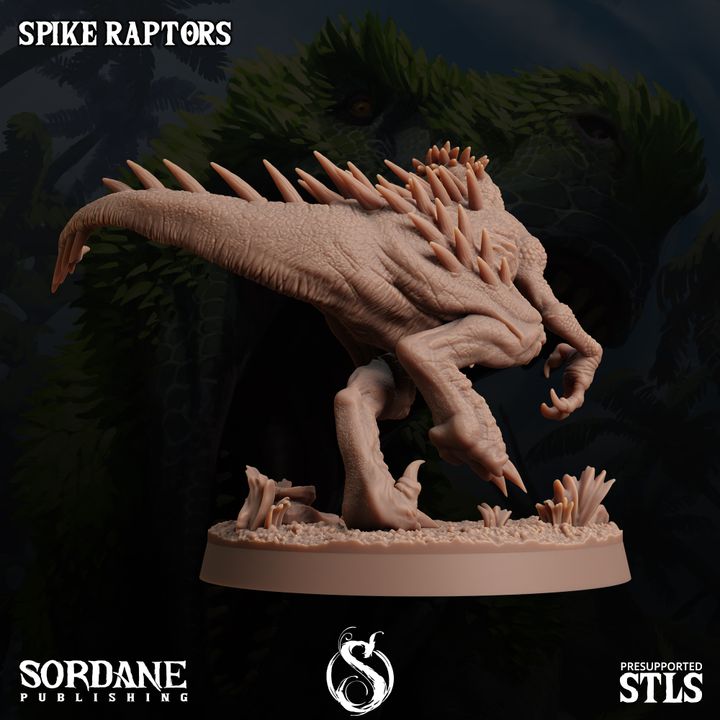 Spike Raptors - Running (30mm Base)