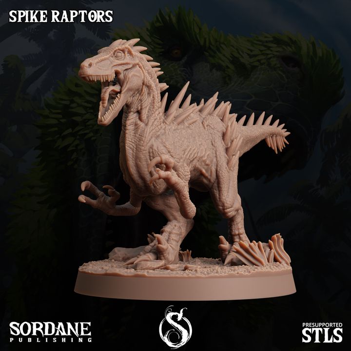 Spike Raptors - Running (30mm Base)