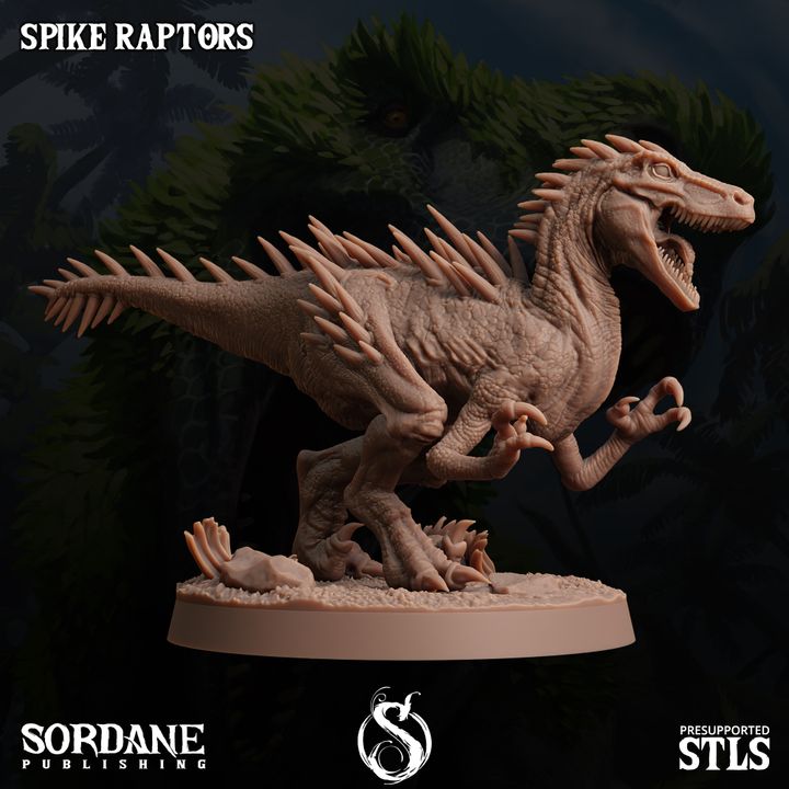 Spike Raptors - Running (30mm Base)