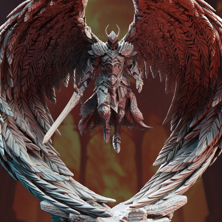 Ascended Angel Celestial Warrior Paladin | Large | DM Stash | D&D DnD Pathfinder Miniature