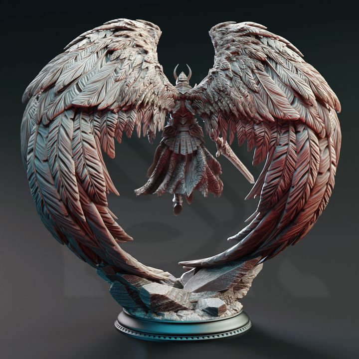 Ascended Angel Celestial Warrior Paladin | Large | DM Stash | D&D DnD Pathfinder Miniature