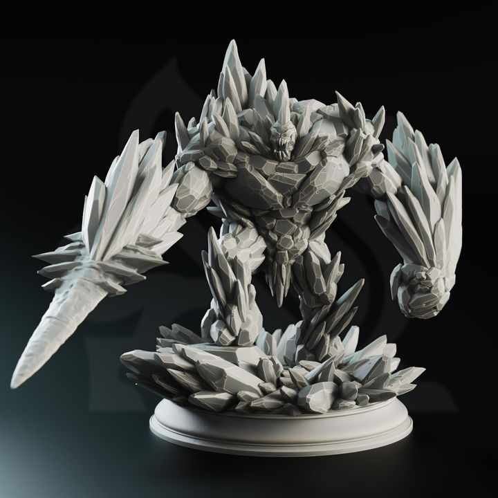 Elemental Golem Guard Construct Medium | DM Stash | D&D DnD Pathfinder Miniature