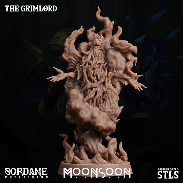 Grimlord - Commanding (25mm Base)
