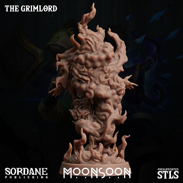 Grimlord - Commanding (25mm Base)