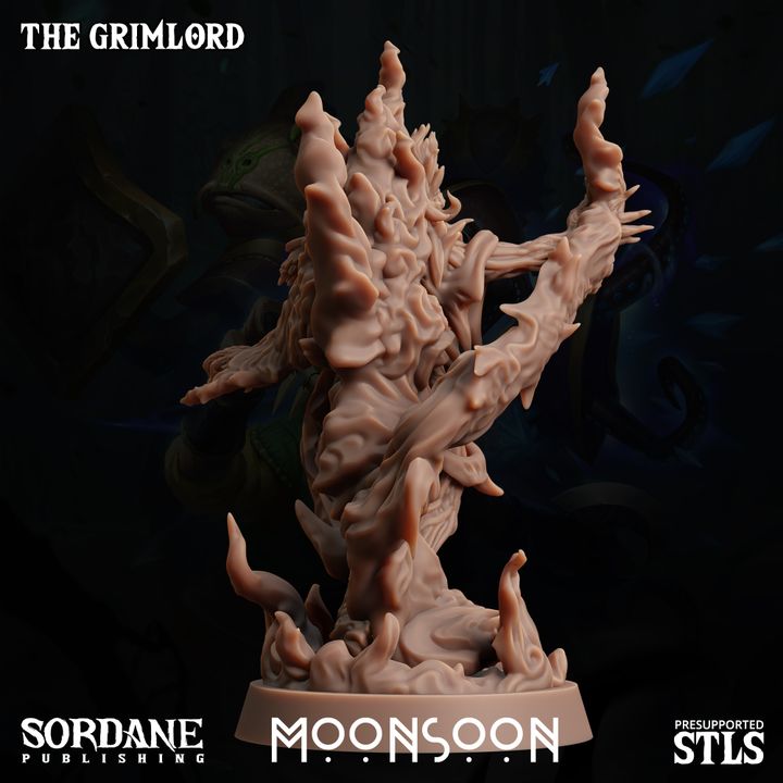 Grimlord - Commanding (25mm Base)