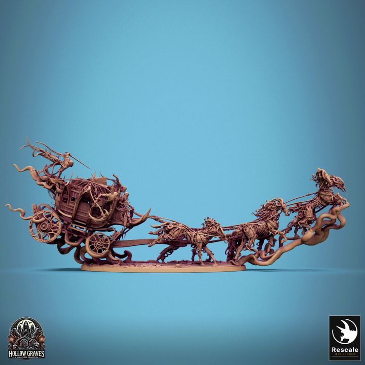 Wraith Wagon - With Ghosts (170mm Base)