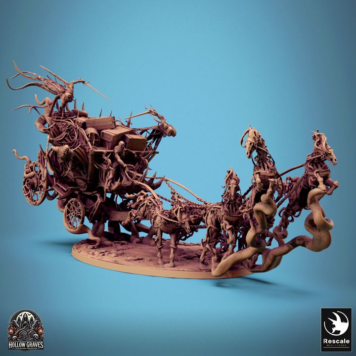 Wraith Wagon - With Ghosts (170mm Base)