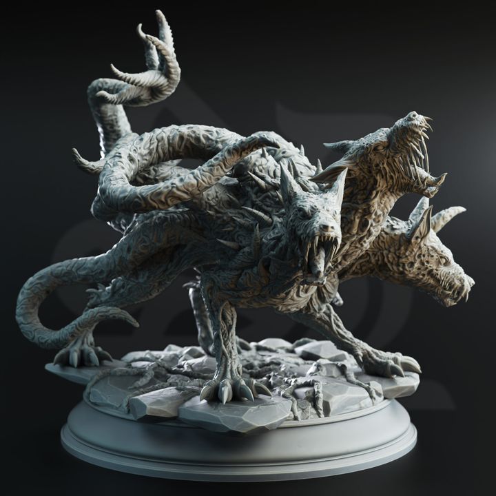 Hellhound Aberration - Fierce (50mm Base)