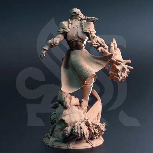 Triton Sea Paladin Oceanic Warrior | Medium | DM Stash | D&D DnD Pathfinder Miniature