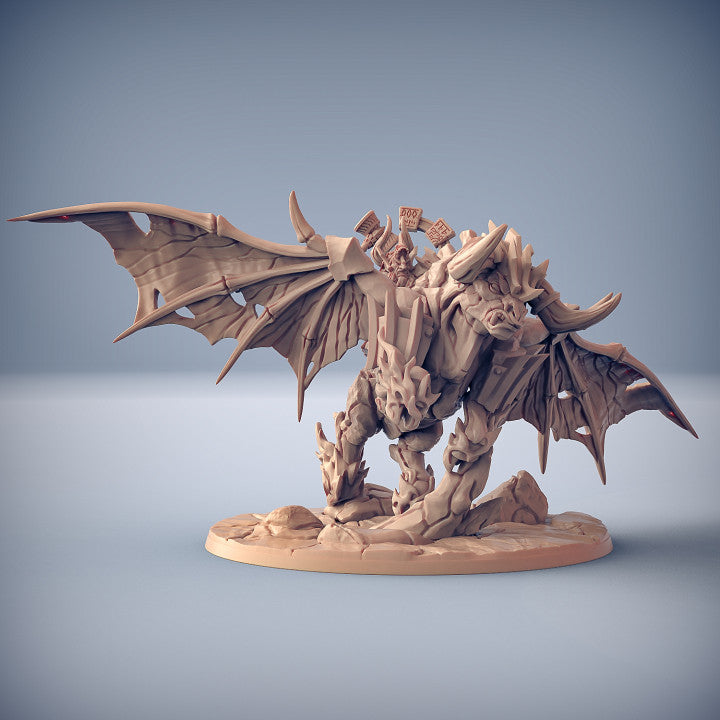 Runakk the Forgemaster - Mounted (100mm Base)
