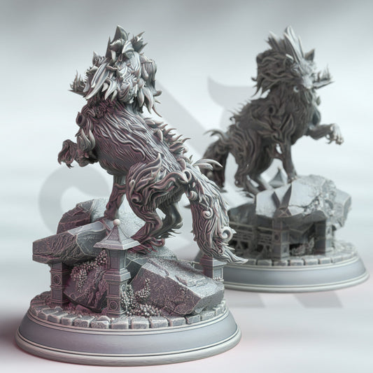Wolf Spirit Guardian Beasts Celestials | Large | DM Stash | D&D DnD Pathfinder Miniature