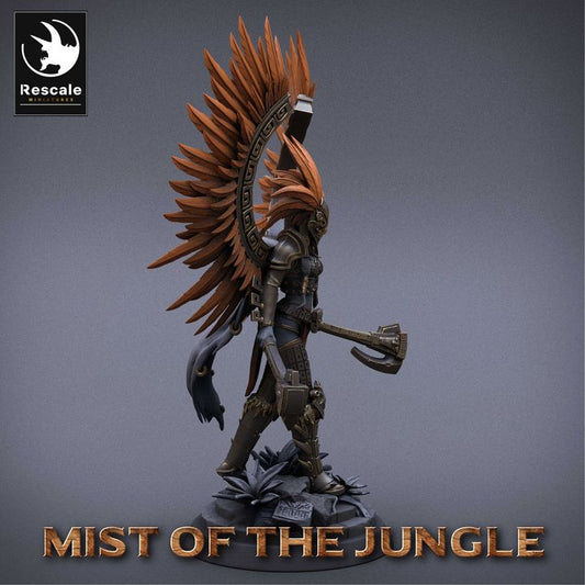 Amazon Warrior Female Barbarian Figure | Medium | Rescale Miniatures | D&D DnD Pathfinder Miniature