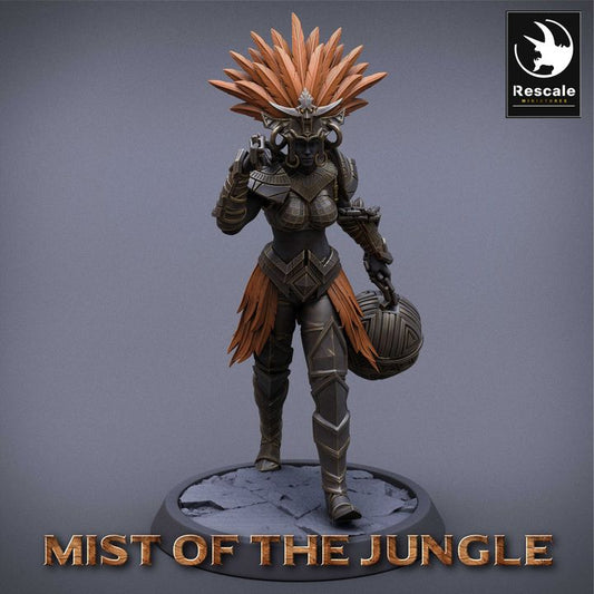 Amazon Warrior Fighter Armor | Medium | Rescale Miniatures | D&D DnD Pathfinder Miniature