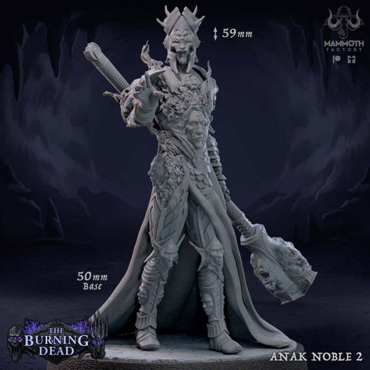 Anak Noble Warriors Fantasy Humanoids | Large | Mammoth Factory | D&D DnD Pathfinder Miniature