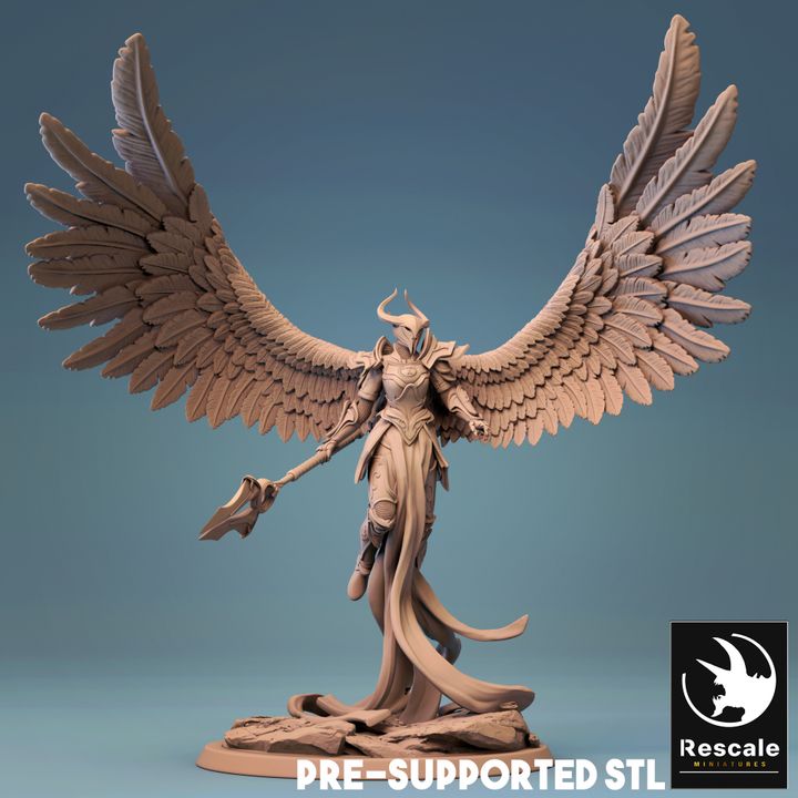 Angelic Warrior - Majestic (50mm Base)