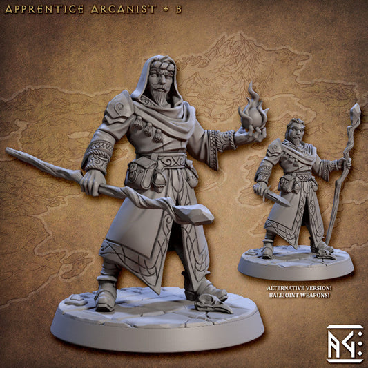 Wizard Magic Spellcaster Miniature | Medium | Artisan Guild | D&D DnD Pathfinder Miniature