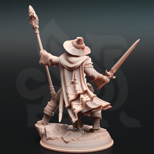 Wizard Spellcaster Magic Combat | Medium | DM Stash | D&D DnD Pathfinder Miniature
