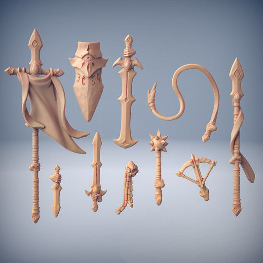 Ashen Alfar Priest Cleric Rituals | Medium | Artisan Guild | D&D DnD Pathfinder Miniature