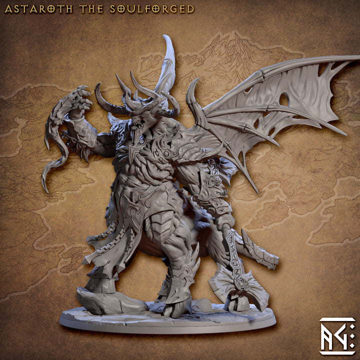 Astaroth the Soulforged - Standing (125mm Base)