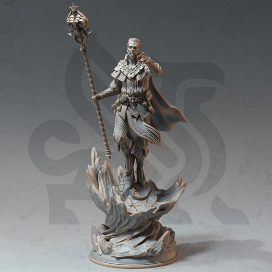 Sorcerer Wizard Human Miniature | Medium | DM Stash | D&D DnD Pathfinder Miniature
