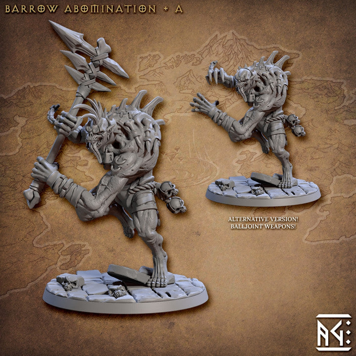 Barrow Abomination - Guard (50mm Base)