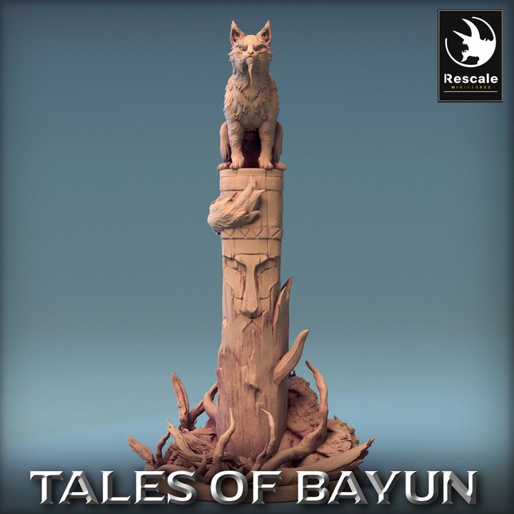 Bayun The Cat - Regal (50mm Base)