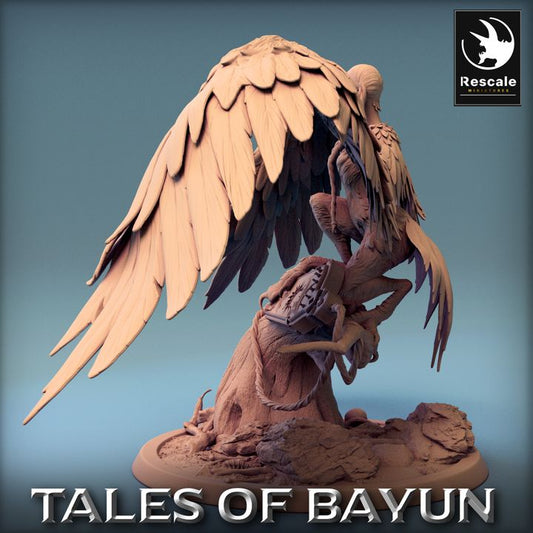 Harpy Mythical Creature Monstrosity | Large | Rescale Miniatures | D&D DnD Pathfinder Miniature