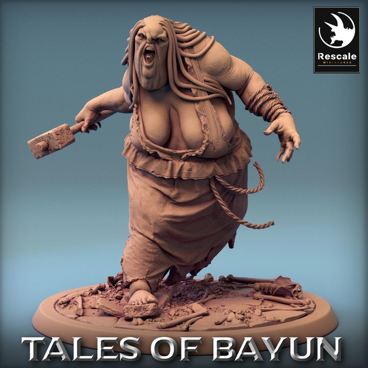Kikimora: Heavy Run (50mm Base)