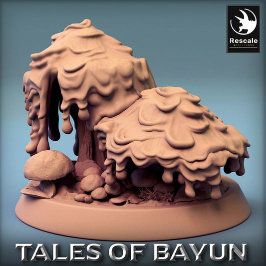Collection Mushroom Forest Scenery Props Medium | Rescale Miniatures | D&D DnD Pathfinder Miniature