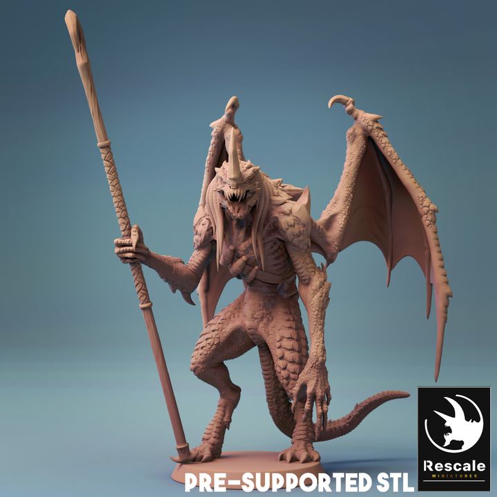 Abishai Warrior - Sword (25mm Base)