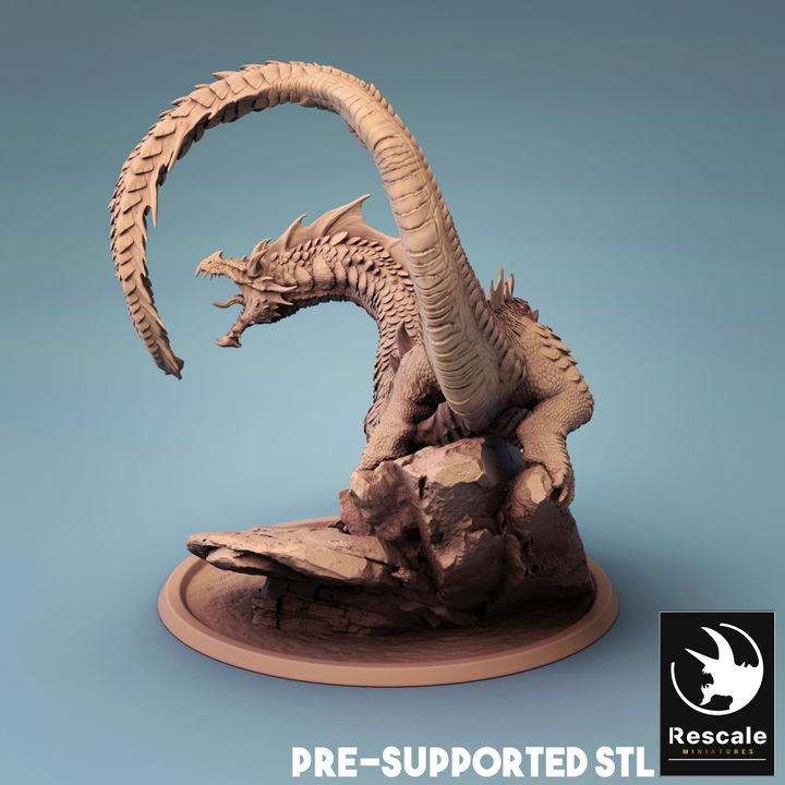 Brine Drake - Roaring (50mm Base)