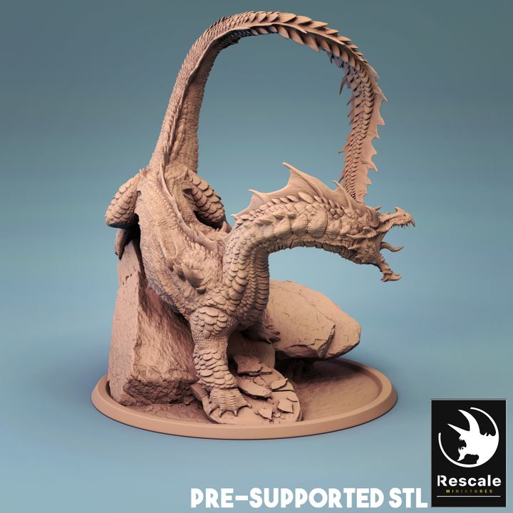 Brine Drake - Roaring (50mm Base)