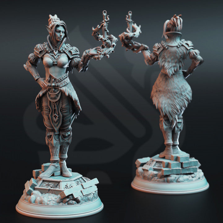 Half Elf Rogue - Magic (25mm Base)