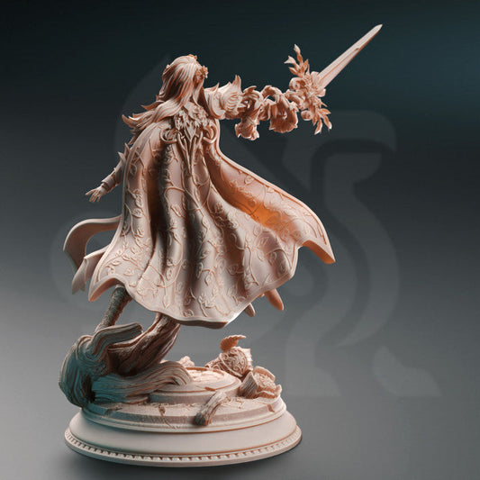 Fey Elf Paladin Protector Champion | Medium | DM Stash | D&D DnD Pathfinder Miniature