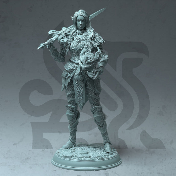 Fey Elf Paladin - Regal (25mm Base)