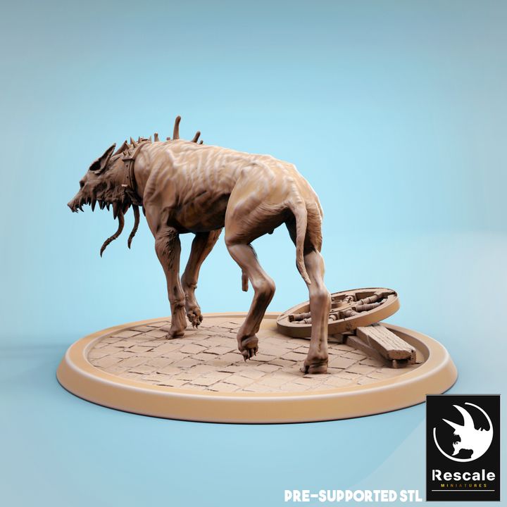 Corrupted Hound - Standing (32mm Base)