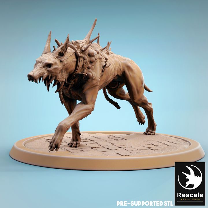 Corrupted Hound - Standing (32mm Base)