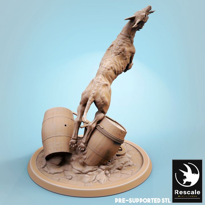 Corrupted Hound - Standing (32mm Base)