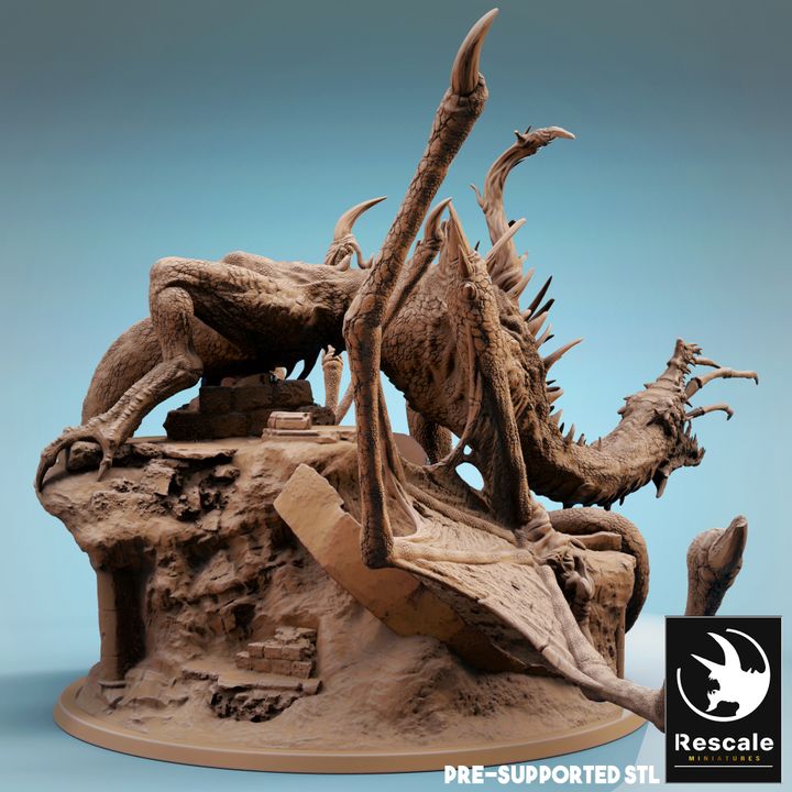 Corrupted Wyvern - Guard (100mm Base)
